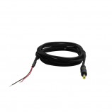 dc4.0*1.7mm male to open pvc cable Cover with braided thread led cable